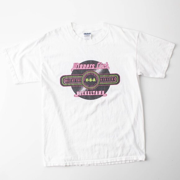 Gildan Other - Vintage Winners Club Riveria Casino Nickeltown Large Short Sleeve White T-Shirt